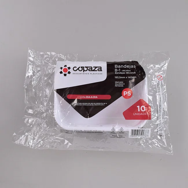 Bandeja sem Divisão 4,15x14,00x19,36 - C/10 Unidades