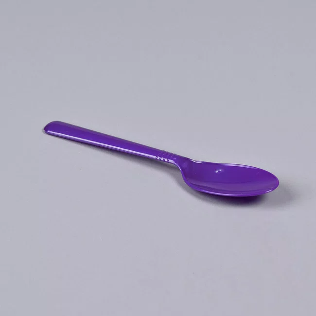 Colher Roxa Açaí 15,50 cm - C/50 Unidades
