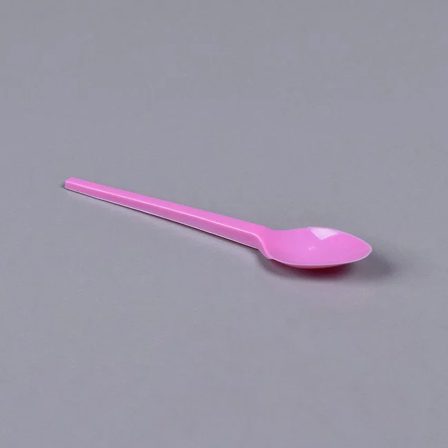 Colher Sobremesa Rosa 12,00 cm - C/50 Unidades