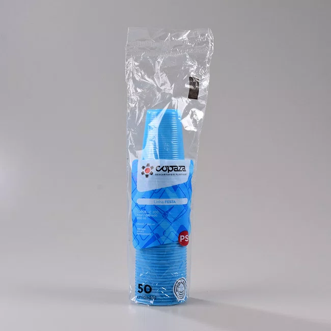 Copo Azul 200 ml - C/50 Unidades