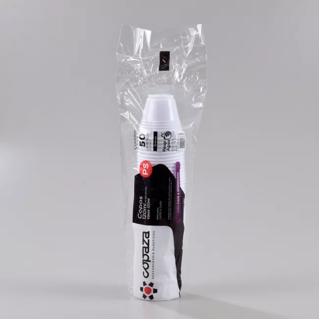 Copo Branco Chic 120 ml - C/50 Unidades