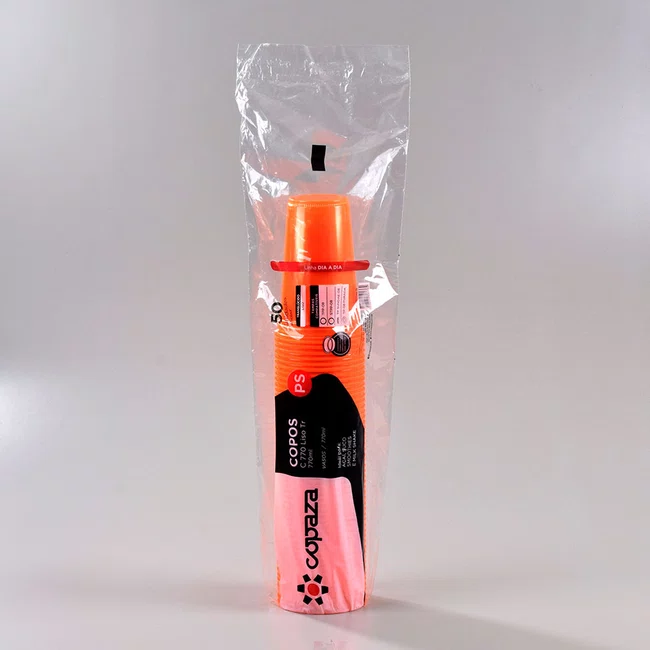 Copo Neon Laranja 770 ml - C/50 Unidades