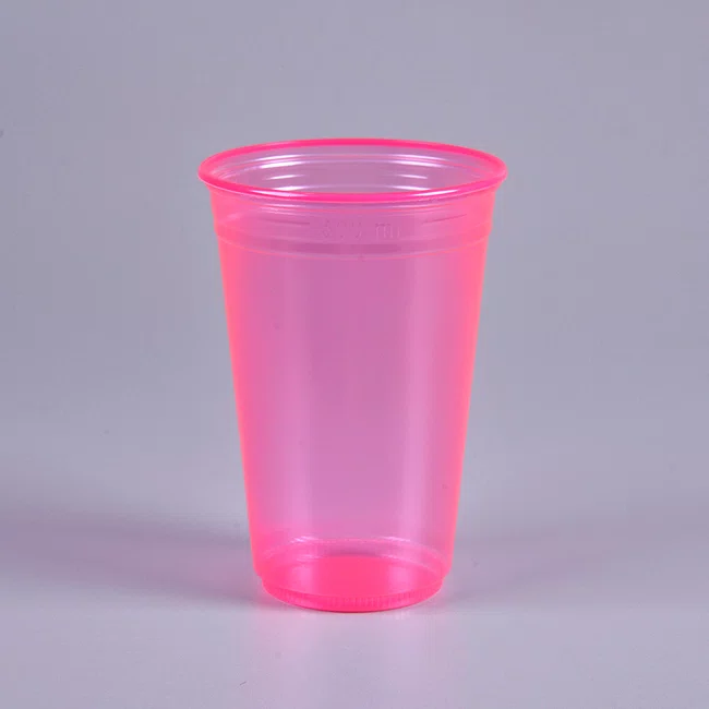 Copo Neon Rosa 330 ml - C/50 Unidades