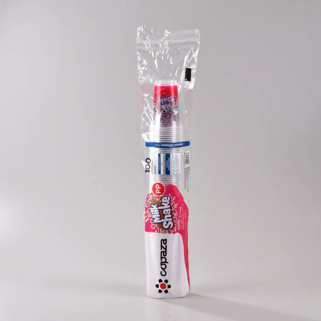 Copo Personalizado Milk Shake 300 ml - C/100 Unidades