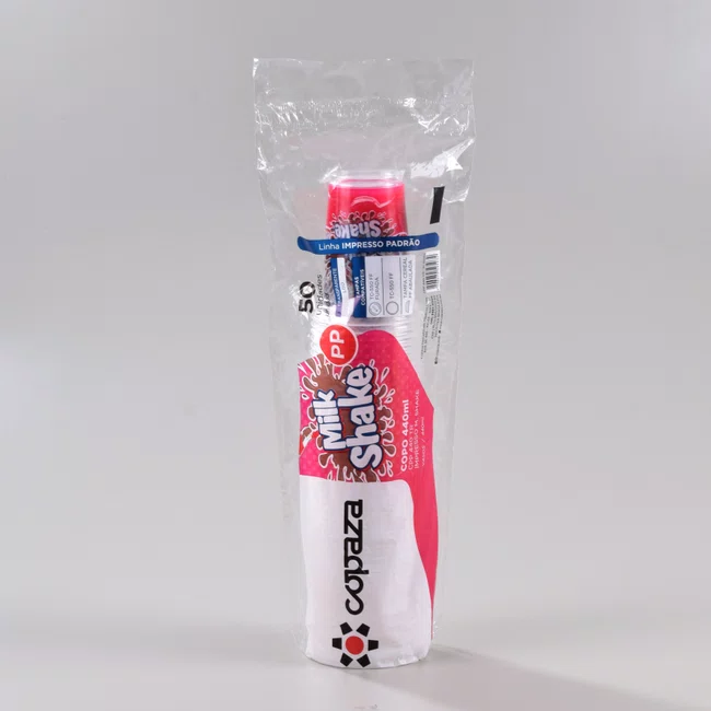 Copo Personalizado Milk Shake 440 ml - C/50 Unidades