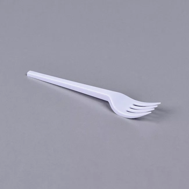 Garfo Sobremesa Branco 12,00 cm - C/50 Unidades