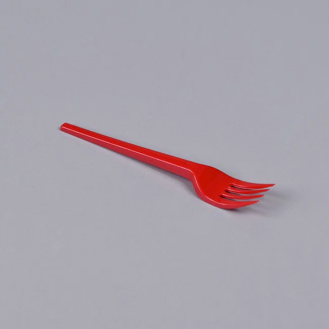 Garfo Sobremesa Vermelho 12,00 cm - C/50 Unidades