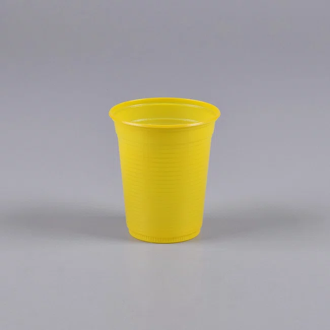 Kit Festinha Amarelo – Copo, Prato, Colher e Garfo – C/ 50 Unidades