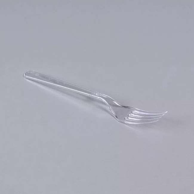 Kit Refeição Cristal - Prato 21 cm, Colher, Garfo e Faca - C/50 Unidades