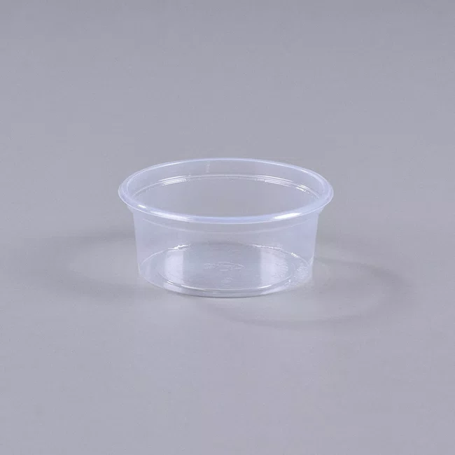 Kit Salada - Copo 550 ml, Pote 75 ml e Tampa Abaulada - C/50 Unidades