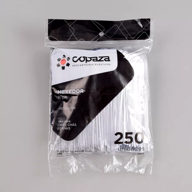 Mexedor Cristal 11,00 cm - C/250 Unidades