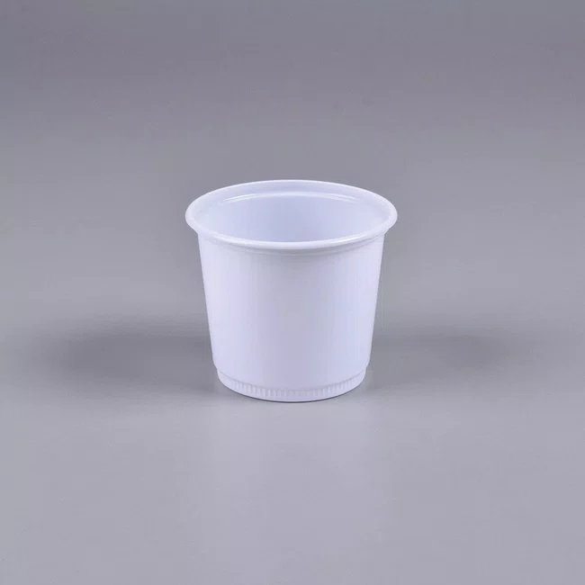 Pote Branco Redondo 250 ml - C/50 Unidades