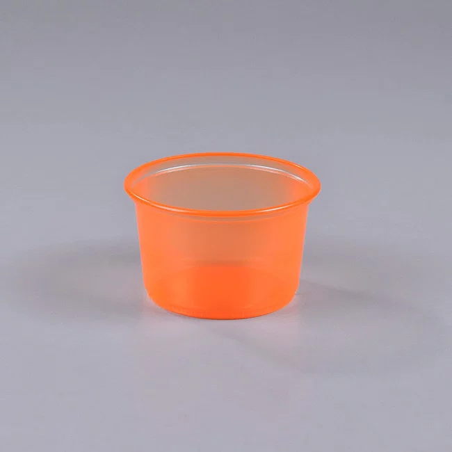 Pote Laranja Redondo 200 ml - C/50 Unidades