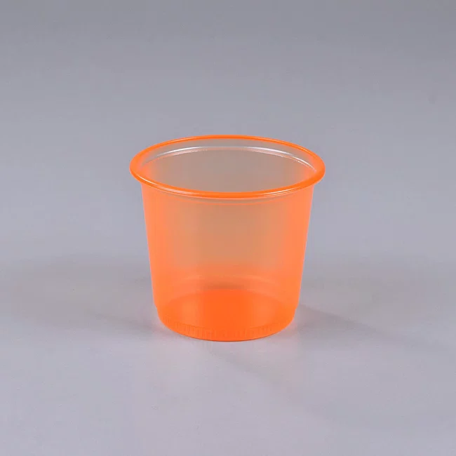 Pote Laranja Redondo 250 ml - C/50 Unidades