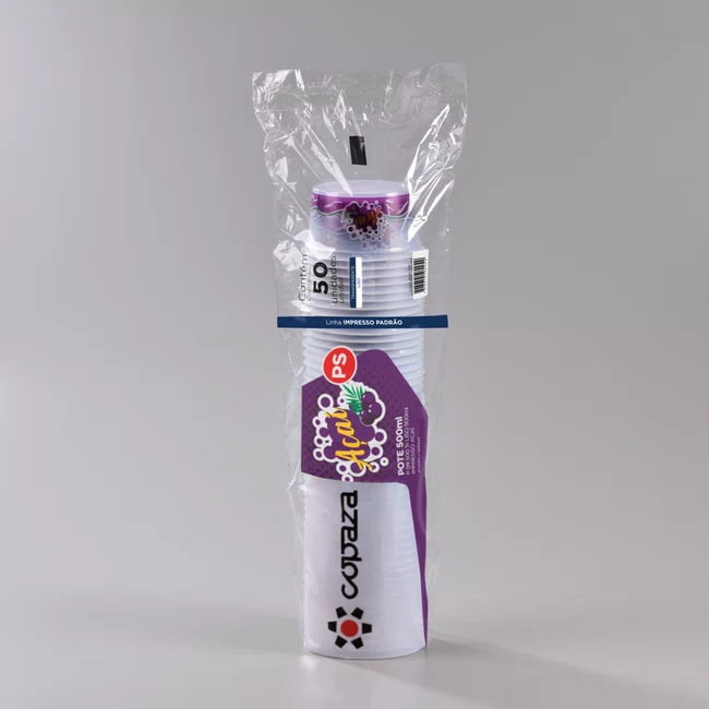 Pote Personalizado Açaí 500 ml - C/50 Unidades