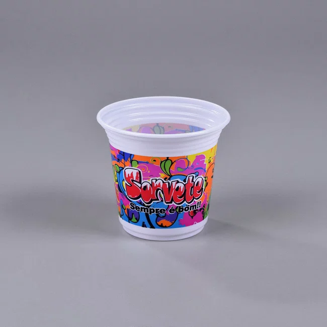 Pote Personalizado Cônico Sorvete 430 ml - C/50 Unidades