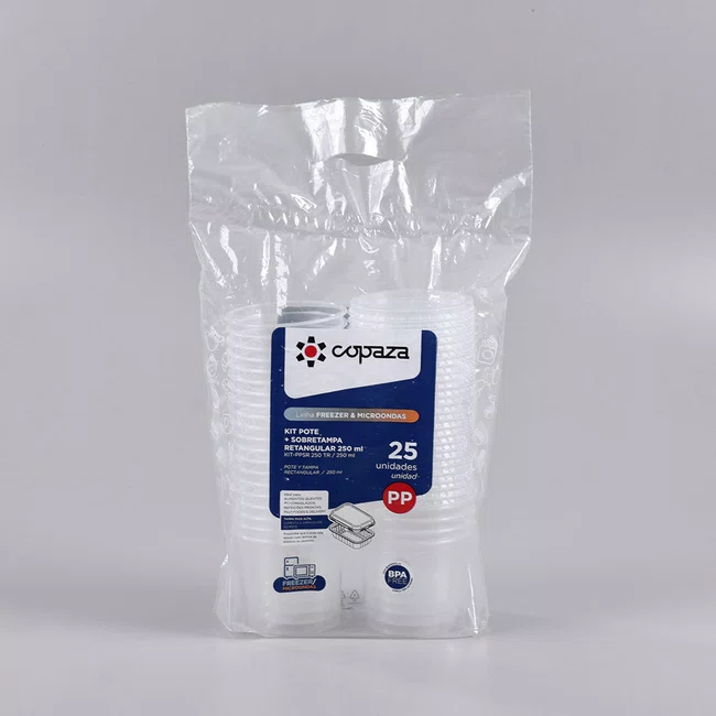 Pote Redondo Com Tampa 350 ml - C/25 Unidades