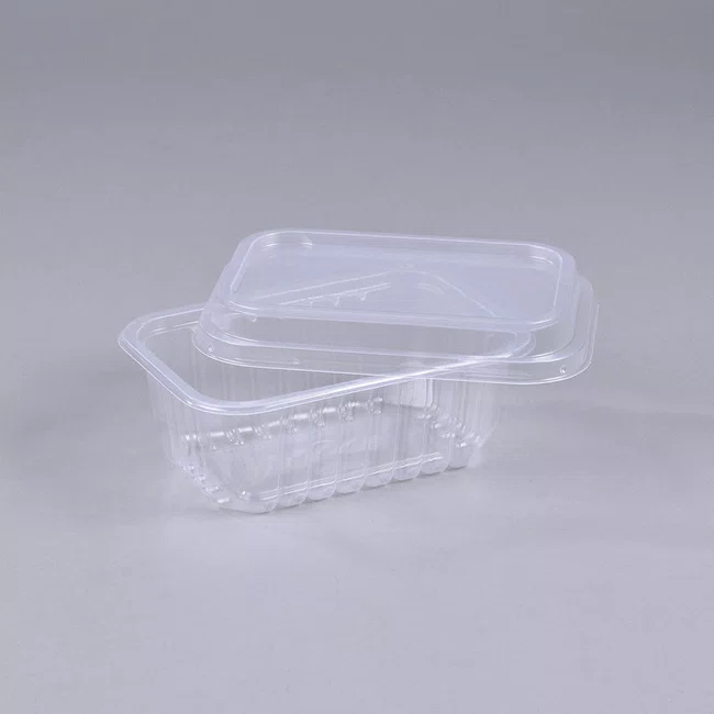 Pote Retangular Com Sobretampa 350 ml - C/25 Unidades