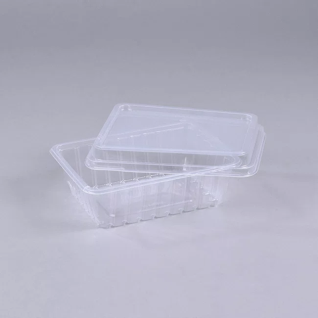 Pote Retangular Com Sobretampa 500 ml - C/25 Unidades