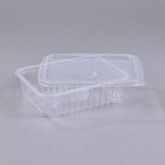 Pote Retangular Com Tampa 750 ml - C/25 Unidades