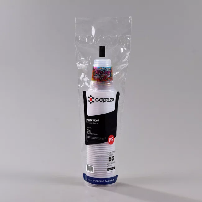 Pote Sundae Personalizado Sorvete 180 ml - C/50 Unidades