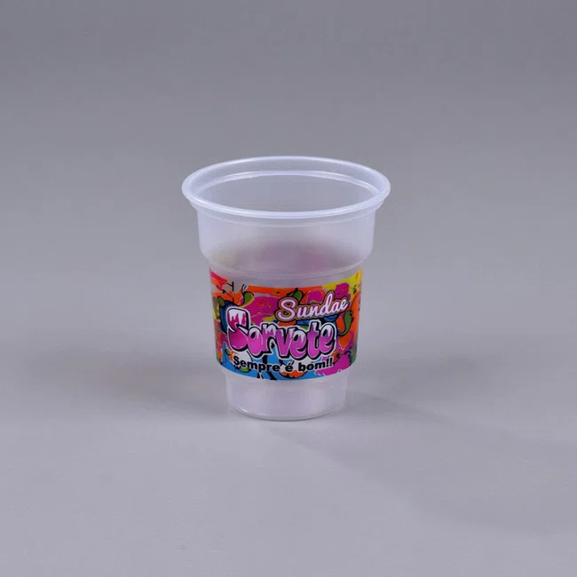 Pote Sundae Personalizado Sorvete 180 ml - C/50 Unidades