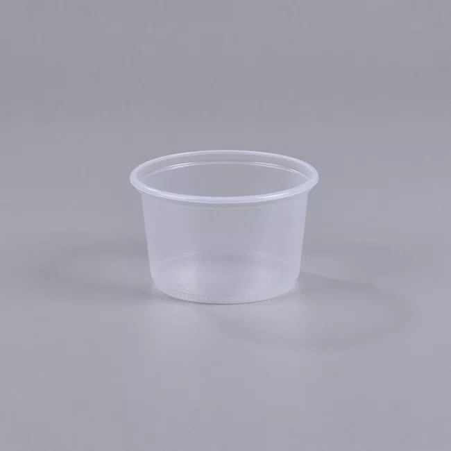 Pote Transparente Redondo 200 ml - C/50 Unidades