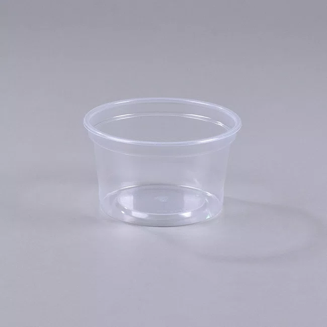 Pote Transparente Redondo 250 ml - C/50 Unidades