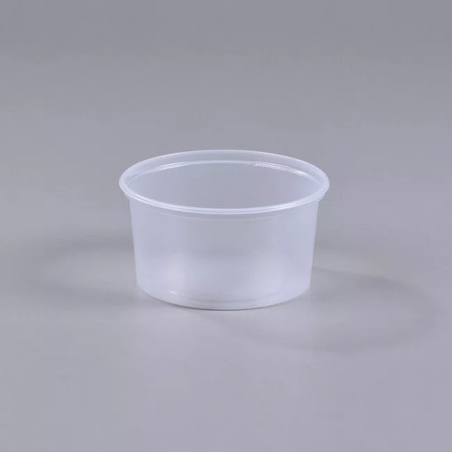 Pote Transparente Redondo 300 ml - C/50 Unidades