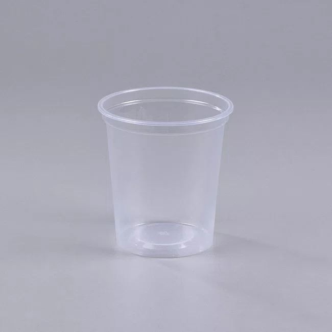 Pote Transparente Redondo 500 ml - C/50 Unidades