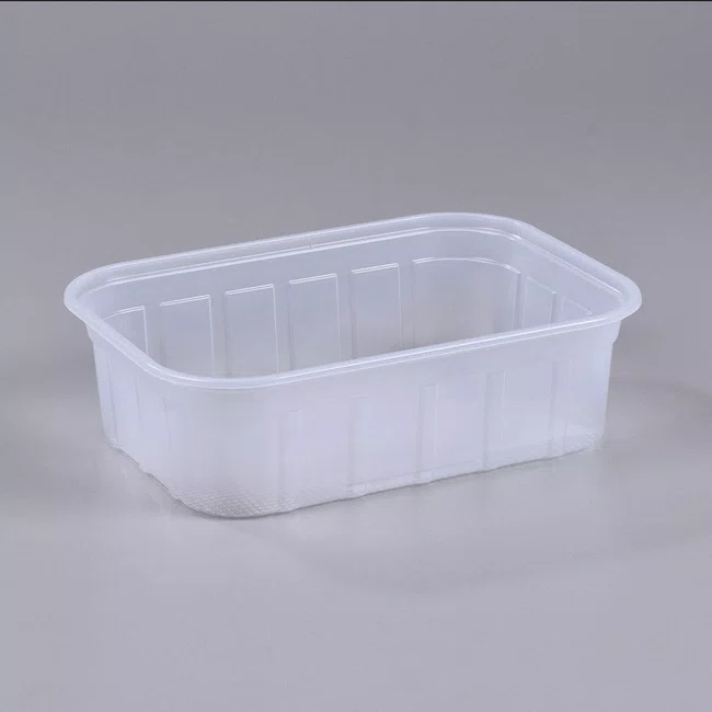 Pote Transparente Retangular 1000 ml - C/70 Unidades