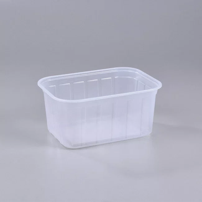 Pote Transparente Retangular 1500 ml - C/70 Unidades