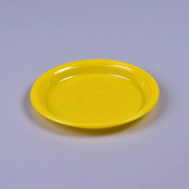 Prato Amarelo 15 cm - C/10 Unidades