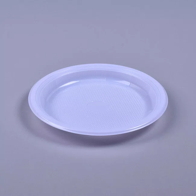 Prato Branco 18 cm - C/10 Unidades