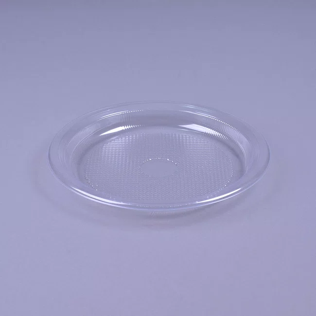 Prato Cristal 18 cm - C/10 Unidades