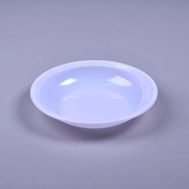 Prato Fundo Branco 21 cm - C/10 Unidades