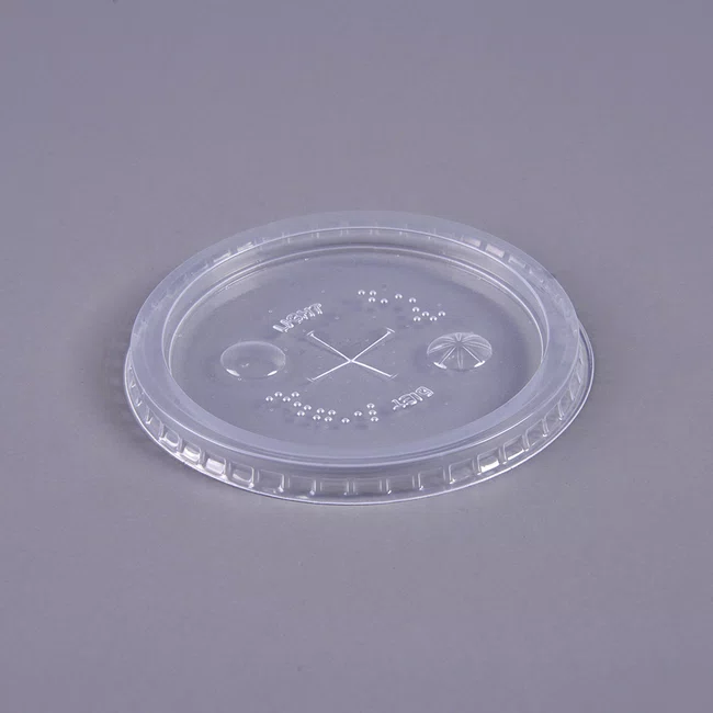 Tampa Transparente 08 Perfurada - C/50 Unidades