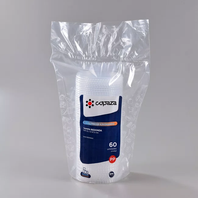 Tampa Transparente 10 - C/60 Unidades