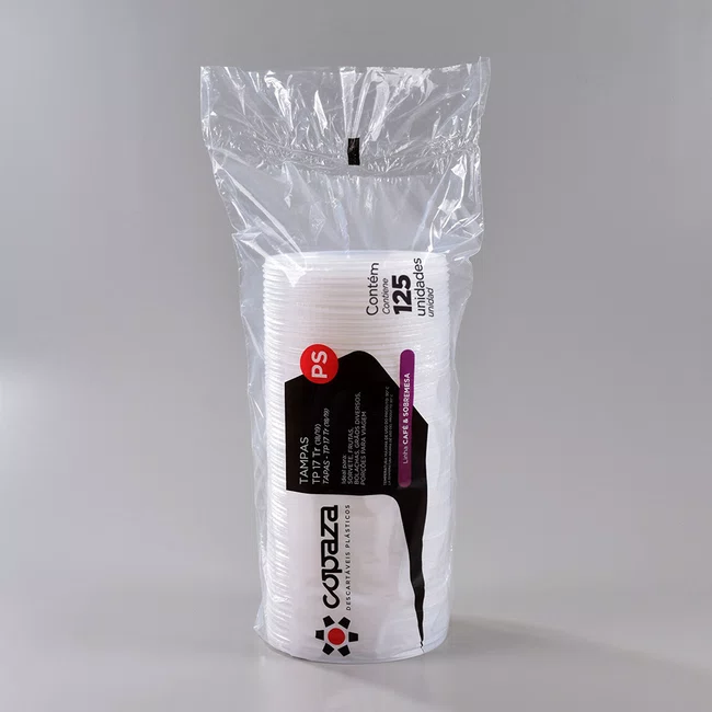 Tampa Transparente 17 - C/125 Unidades