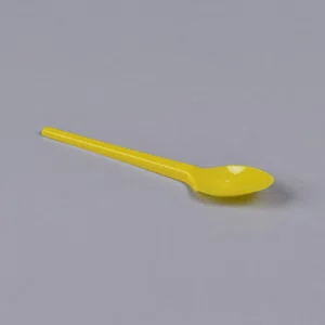 Colher Sobremesa Amarelo 12,00 cm - C/50 Unidades
