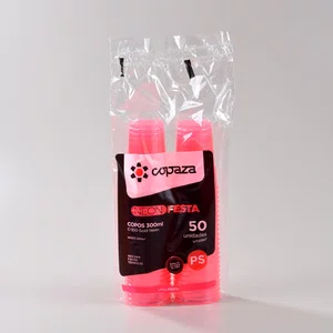 Copo Gold Neon Rosa 300 ml - C/50 Unidades