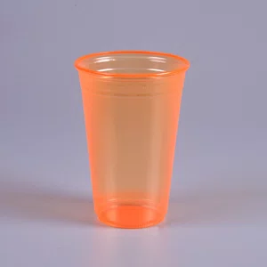 Copo Neon Laranja 330 ml - C/50 Unidades