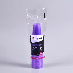 Copo Neon Lilás 330 ml - C/50 Unidades