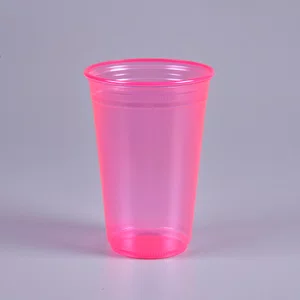Copo Neon Rosa 330 ml - C/50 Unidades