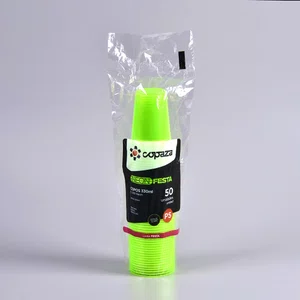 Copo Neon Verde 330 ml - C/50 Unidades