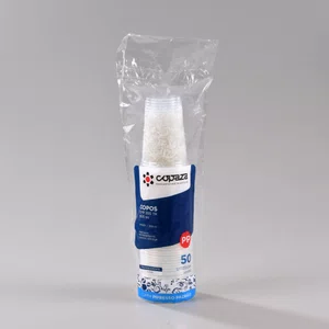 Copo Personalizado Arabesco Branco 300 ml - C/50 Unidades