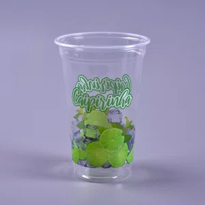 Copo Copaza Descartável Personalizado Caipirinha 550 ml  50 Unidades