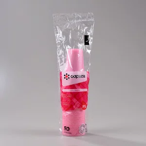 Copo Rosa 200 ml - C/50 Unidades