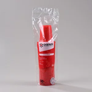 Copo Vermelho 200 ml - C/50 Unidades