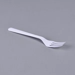 Garfo Refeição Branco 17,70 cm - C/50 Unidades